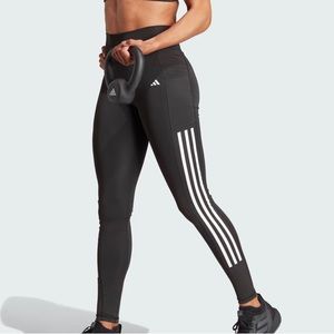 ADIDAS OPTIME 3-STRIPES FULL-LENGTH LEGGINGS